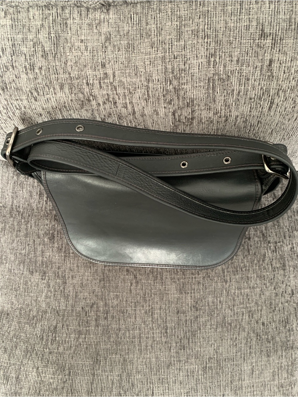 Limited Edition 75th Anniversary Saddle Bag | Black & Burgundy #38247 - Picture 2 of 16
